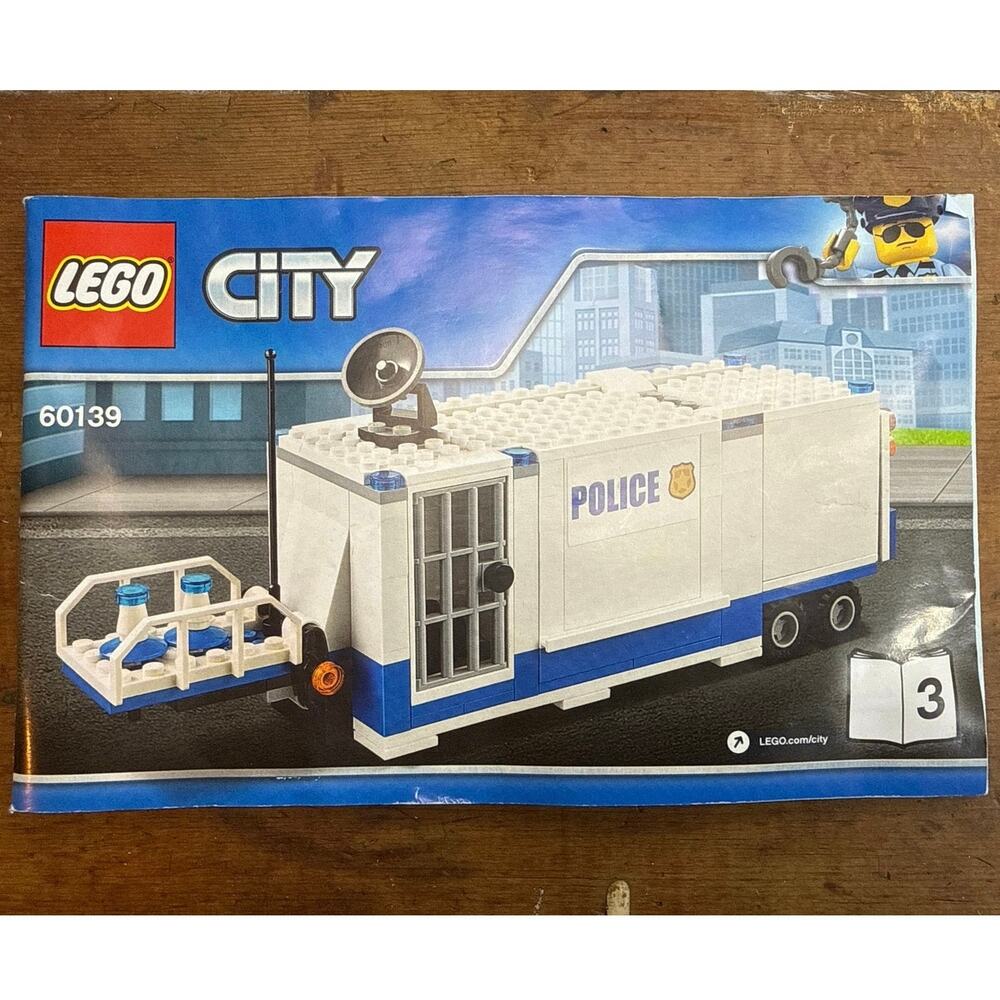 Lego City 60139 Mobile Command Center Instruction Book Manual Number 3 ONLY